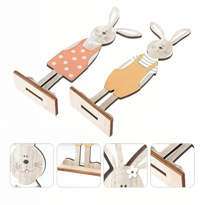 Handgefertigte Kaninchenfiguren