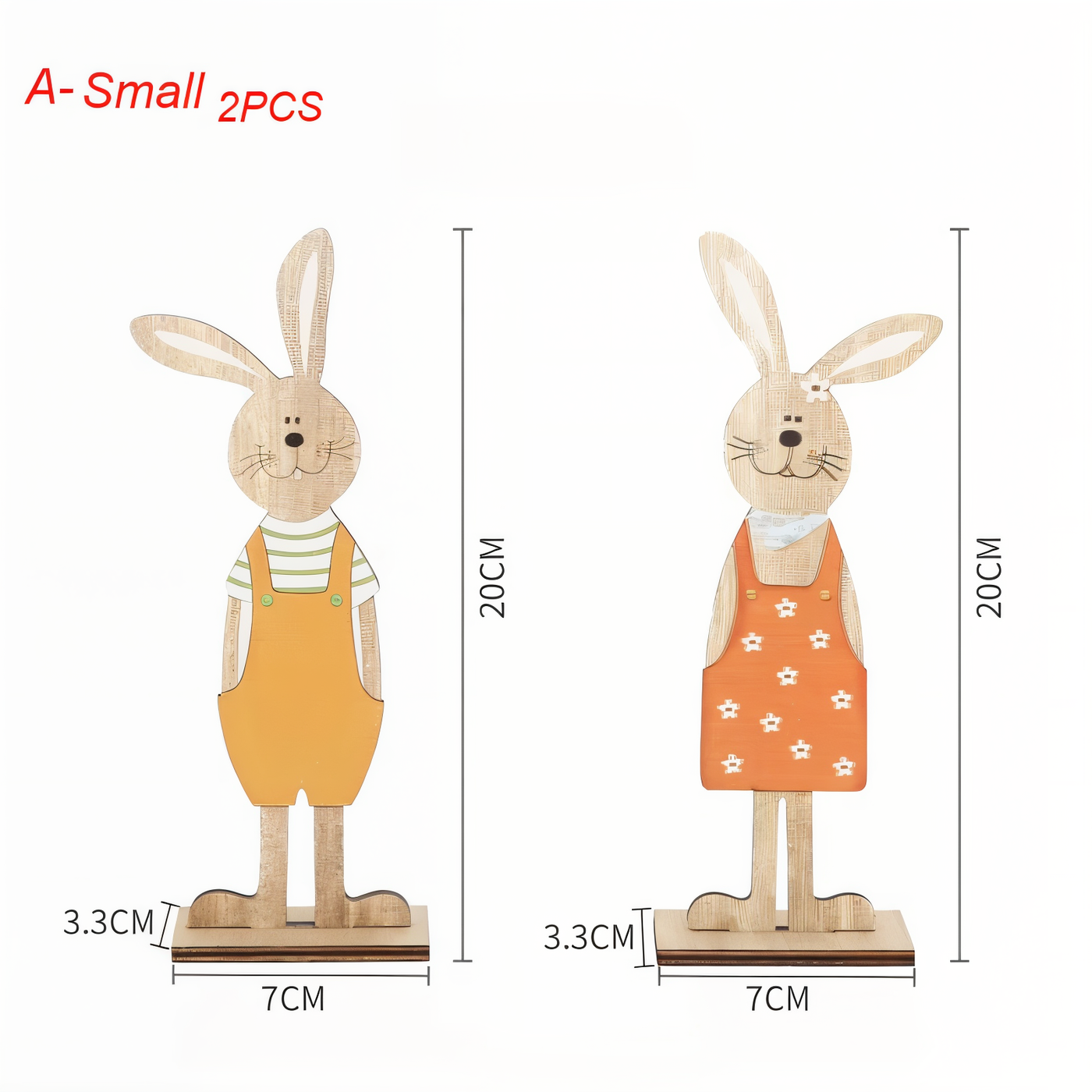 Handgefertigte Kaninchenfiguren