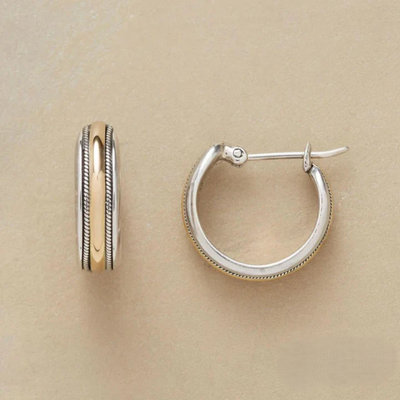 Ottilia – Zweifarbige Kreolen