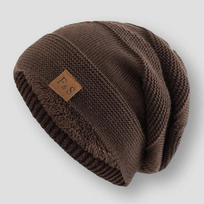 Warme Herren Winter Strick Beanie Mütze Outdoor