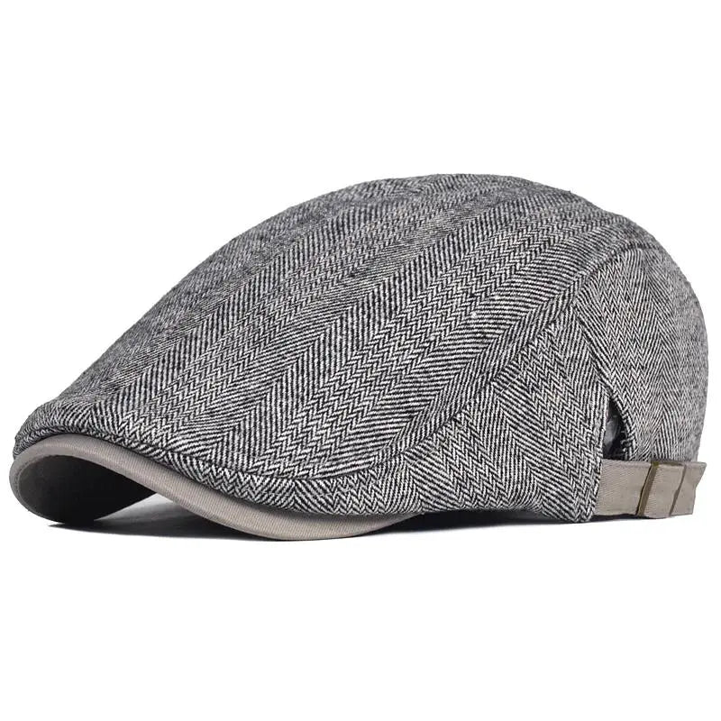Herren Woll Tweed Kappe mit Vintage-Stil