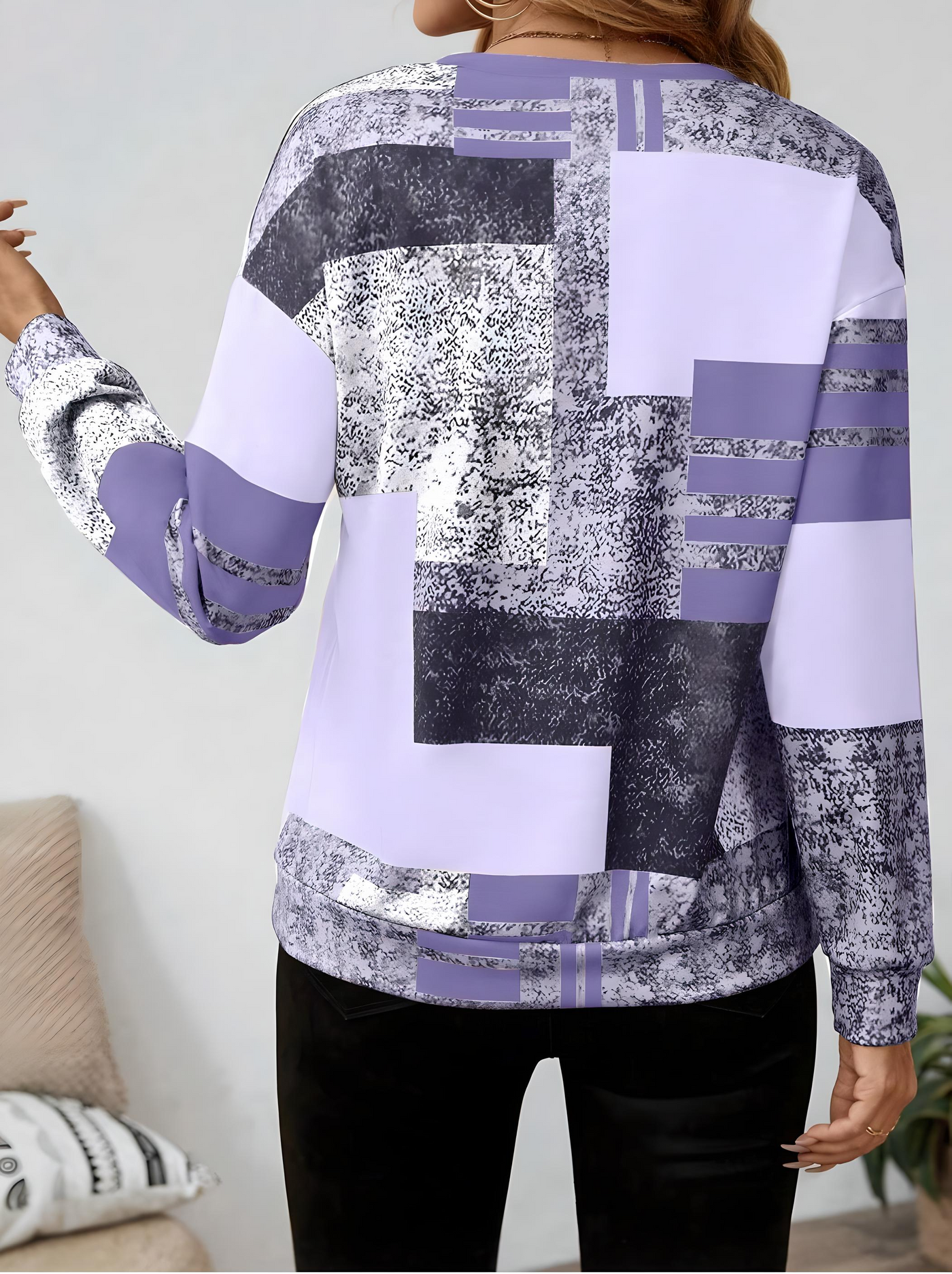 Tricia™ – Sweatshirt mit Grafikprint und Reißverschluss