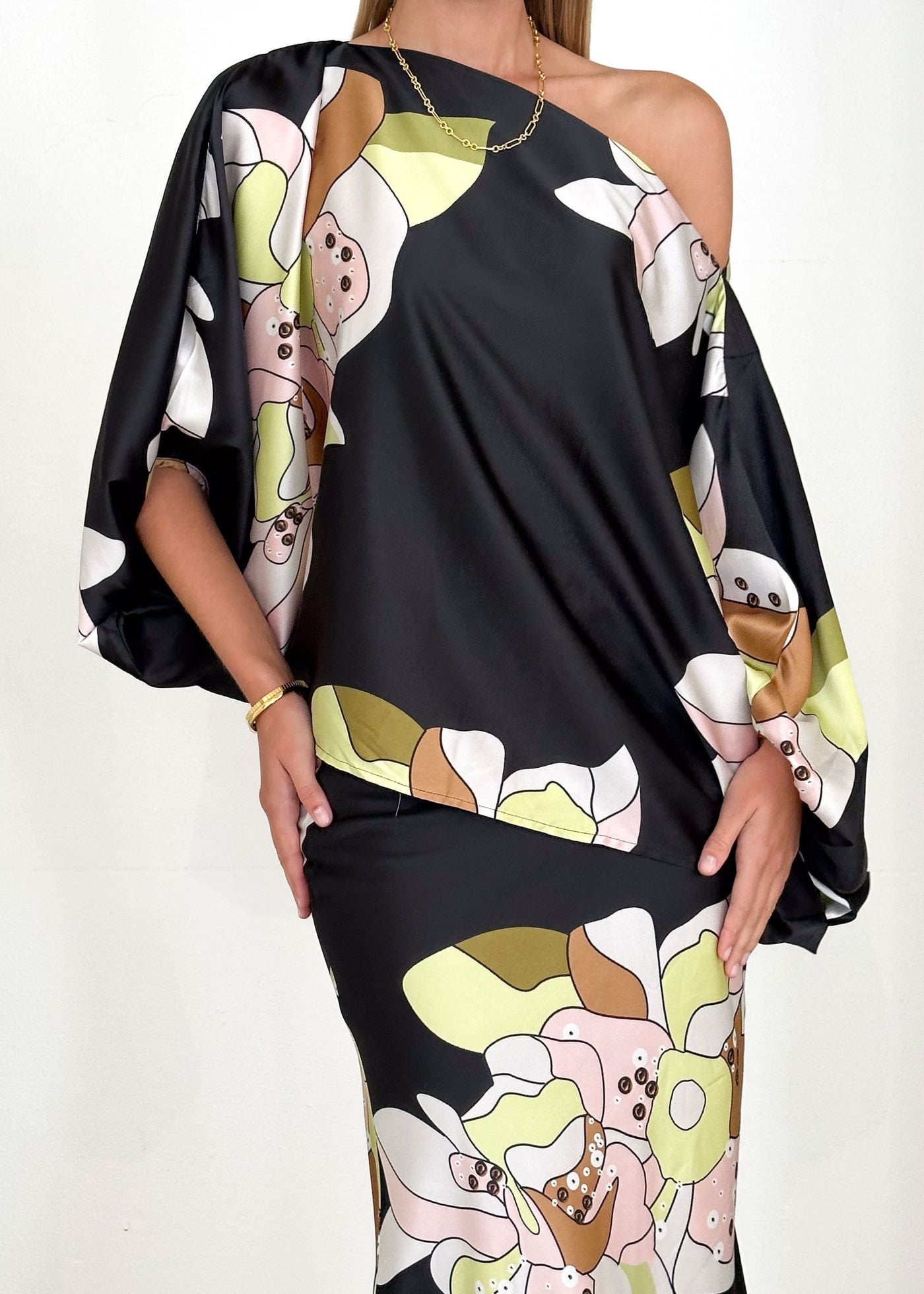 Alarice® | Schulterfreies Damen-Top mit Blumenmuster, Sommer