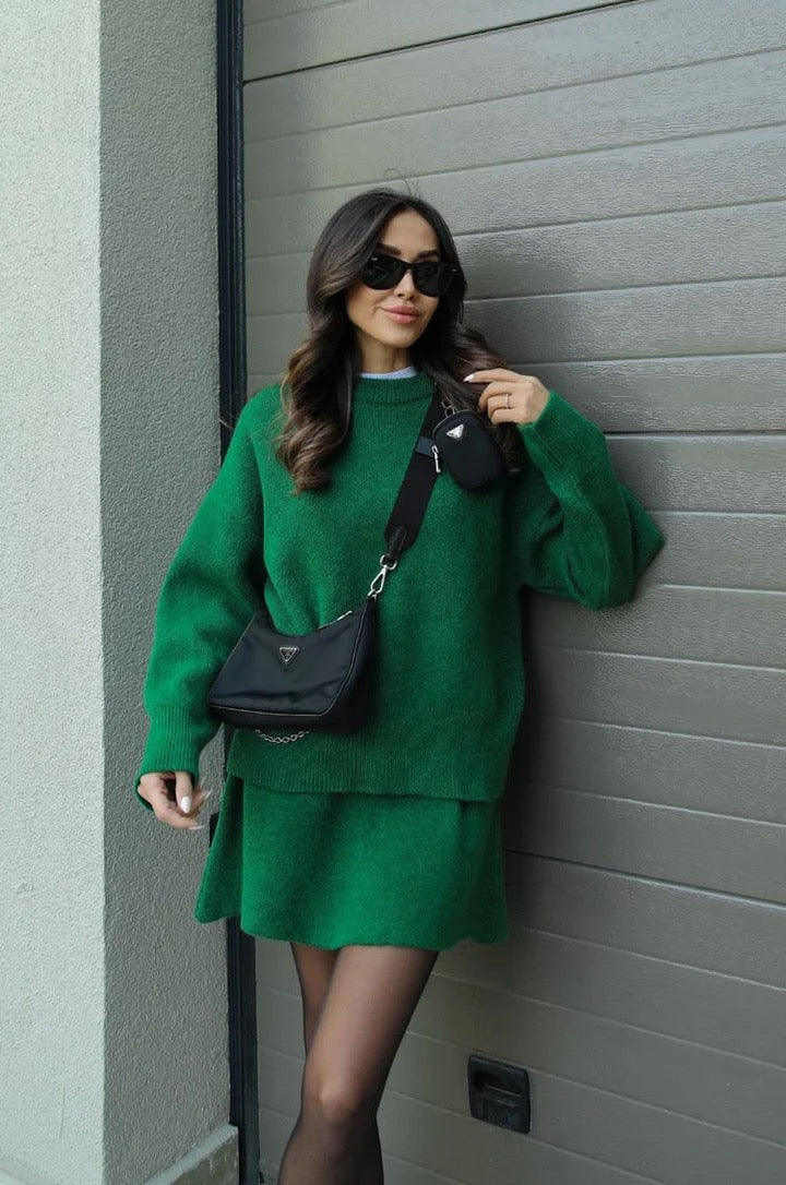WIEN ELEGANTER PULLOVER KLEID