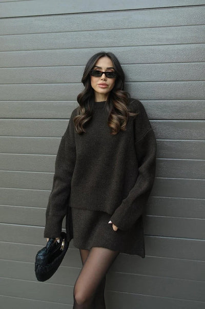 WIEN ELEGANTER PULLOVER KLEID