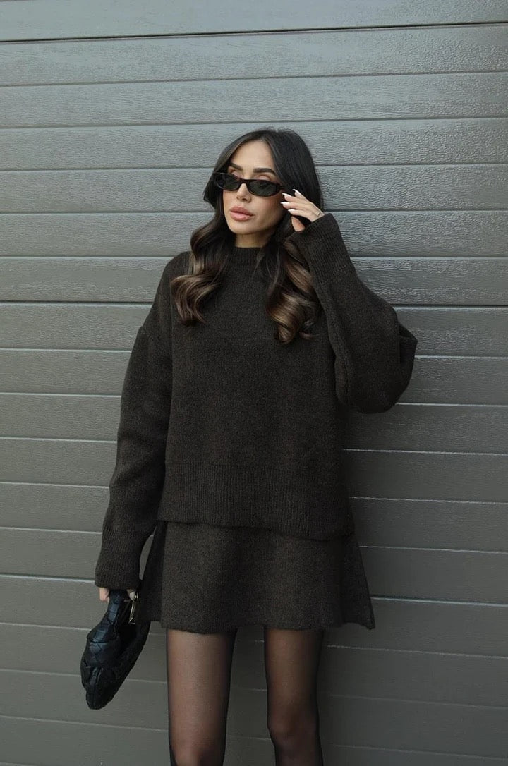 WIEN ELEGANTER PULLOVER KLEID