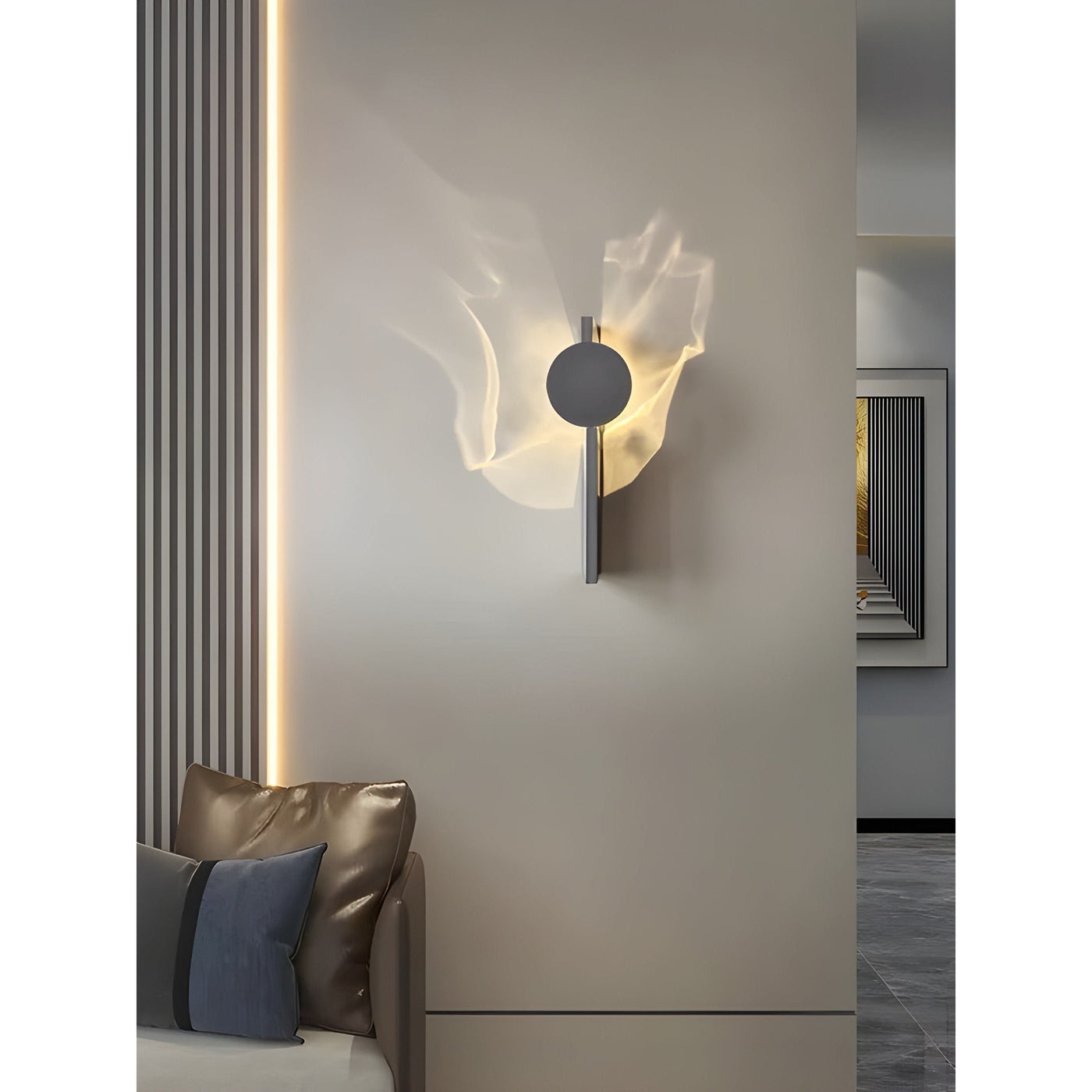 LumiAura Elegante LED-Wandleuchte – Minimalistisches Design