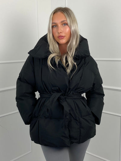 Elina™ | Gesteppte Kurzjacke mit Taillengürtel