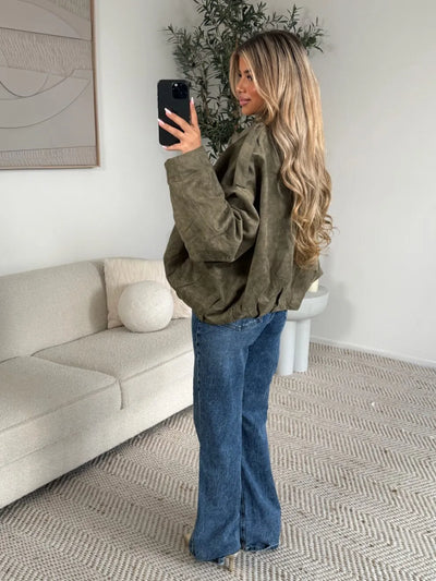 Norvella - HazelBloom Wildlederjacke