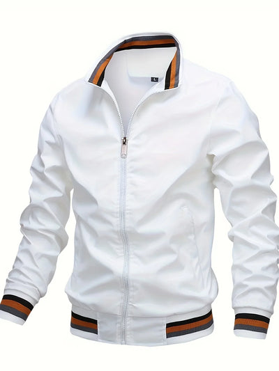 Herren Bomber Übergangsjacke mit Kragen - Sportlich & Vielseitig