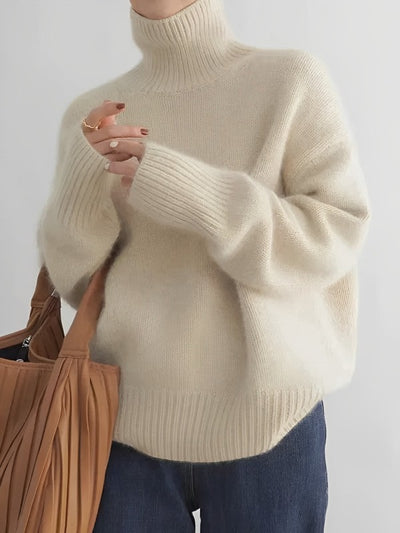 Gemütlicher Rollkragenpullover für Damen
