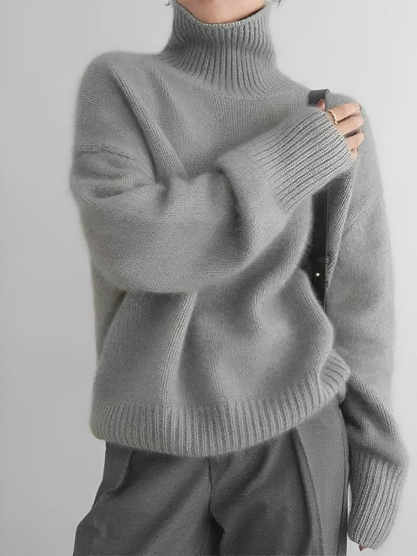 Gemütlicher Rollkragenpullover für Damen