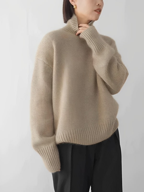 Gemütlicher Rollkragenpullover für Damen