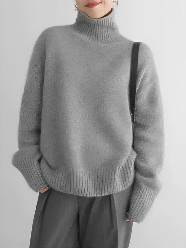 Gemütlicher Rollkragenpullover für Damen