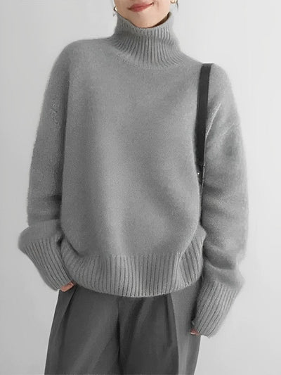 Gemütlicher Rollkragenpullover für Damen