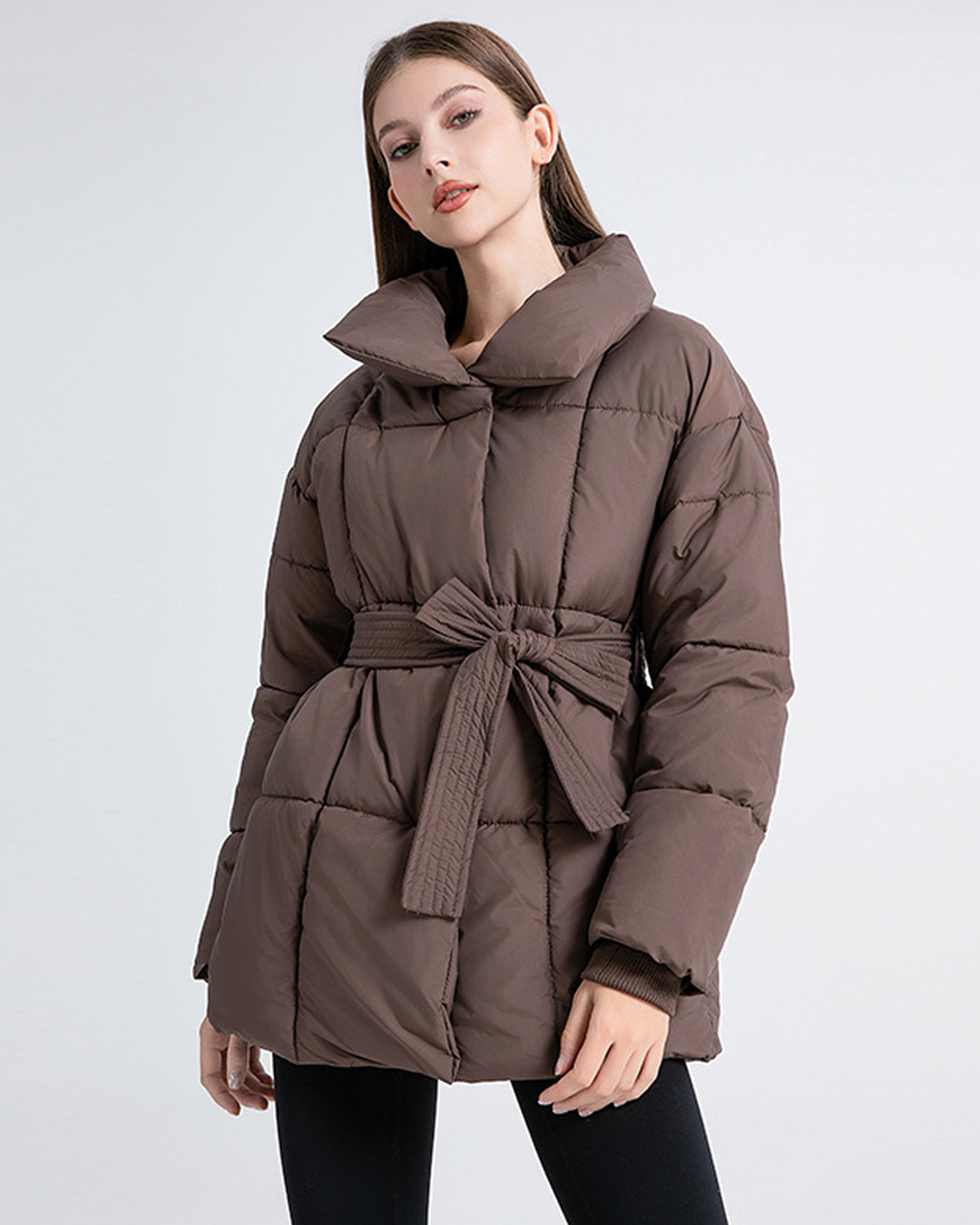 Anneliese | Steppjacke mit Gürtel