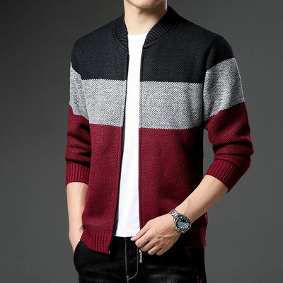 Herren Strick Cardigan Casual Warm