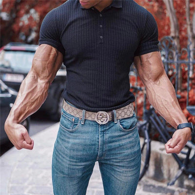 Stilvolles Baumwoll-Poloshirt für Männer – Zeitloses Design