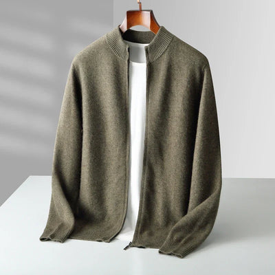 Herren Luxus Kaschmir Strickjacke in Premium Qualität