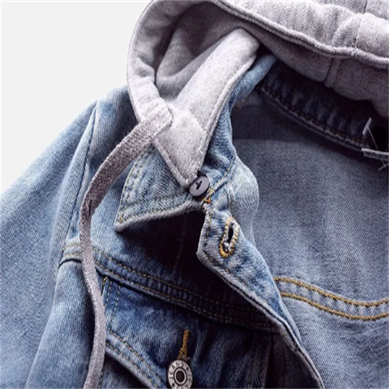 Vintage Denim Winterjacke für Männer