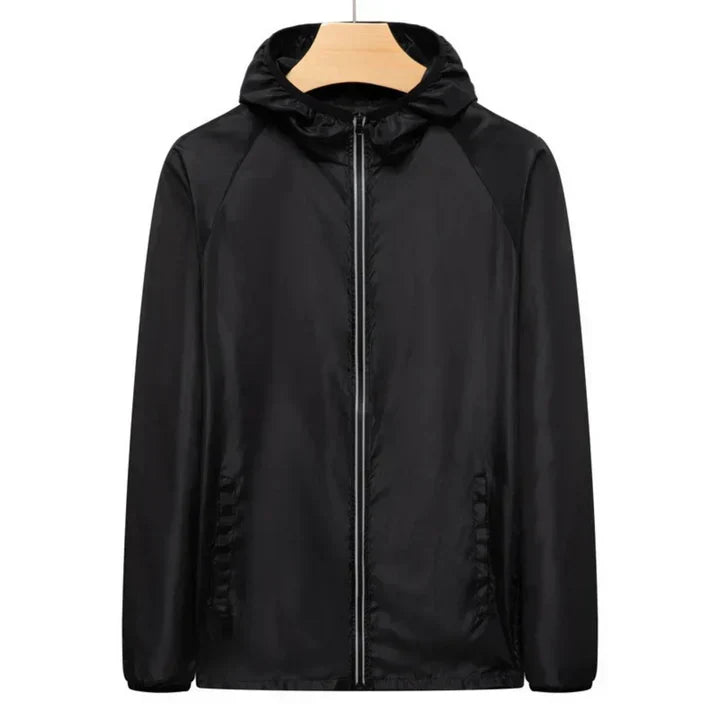 Leichte Zip-Up Jacke mit Kapuze für Männer