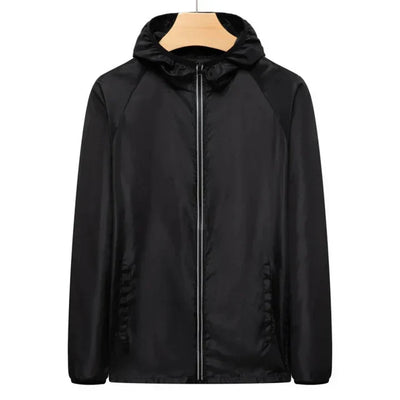 Leichte Zip-Up Jacke mit Kapuze für Männer
