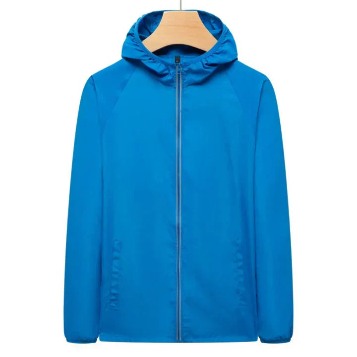 Leichte Zip-Up Jacke mit Kapuze für Männer