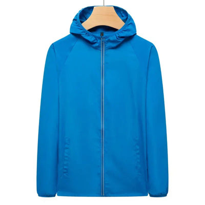Leichte Zip-Up Jacke mit Kapuze für Männer