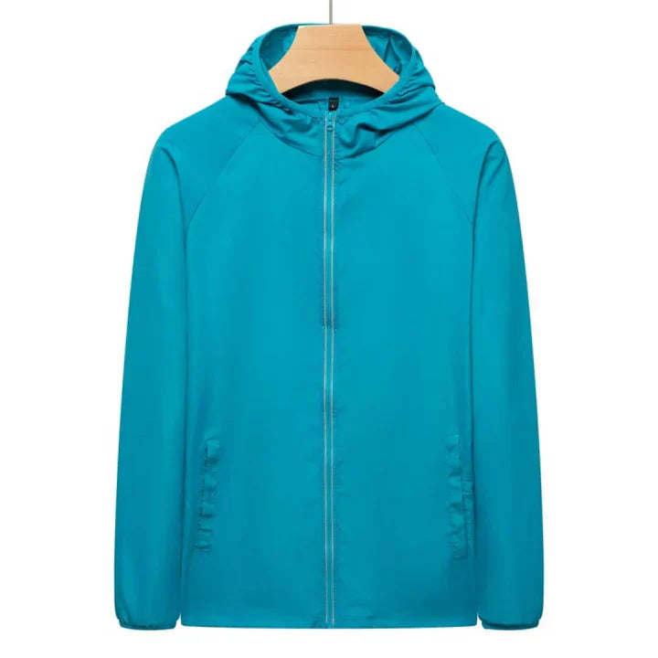 Leichte Zip-Up Jacke mit Kapuze für Männer
