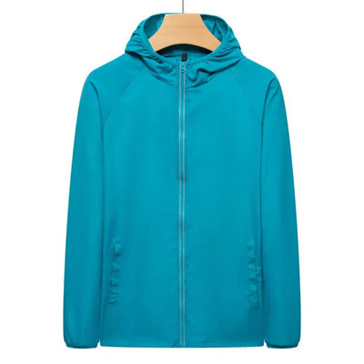 Leichte Zip-Up Jacke mit Kapuze für Männer