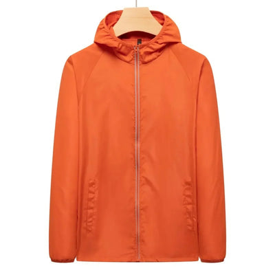 Leichte Zip-Up Jacke mit Kapuze für Männer