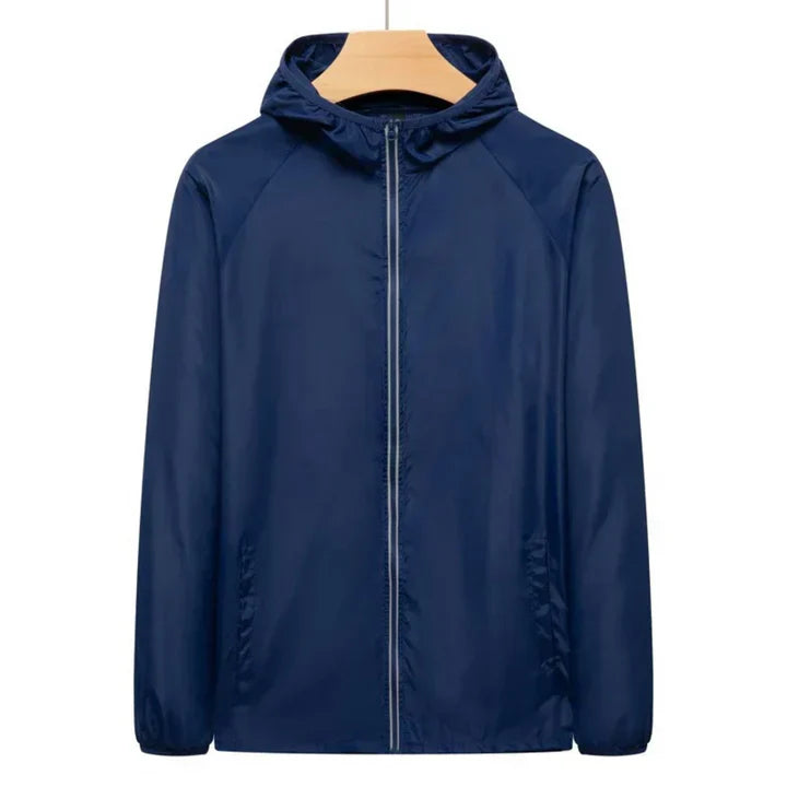 Leichte Zip-Up Jacke mit Kapuze für Männer