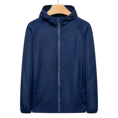 Leichte Zip-Up Jacke mit Kapuze für Männer