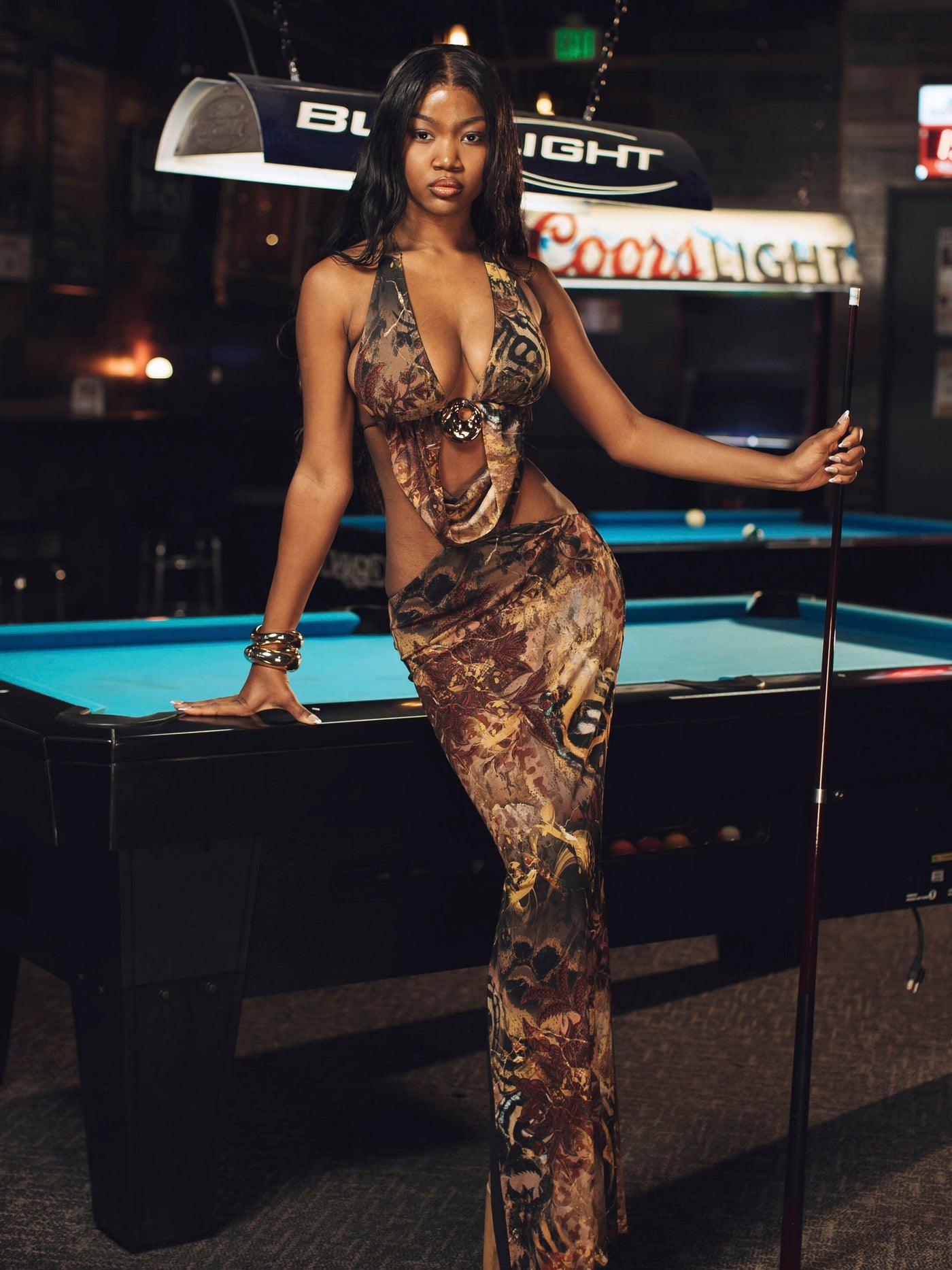 Kelli - Boho Rückenfreies Maxikleid