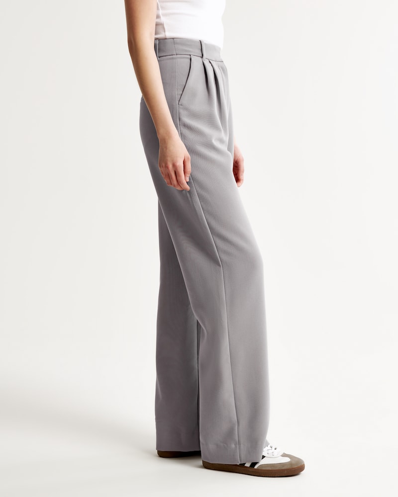 Anzughose mit Bundfalten | Hoher Bund | Eleganter Schnitt
