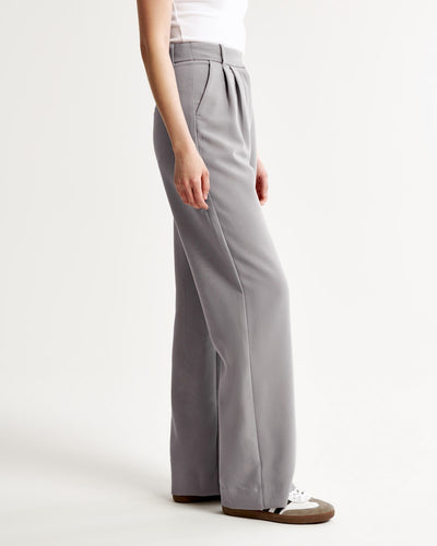 Anzughose mit Bundfalten | Hoher Bund | Eleganter Schnitt