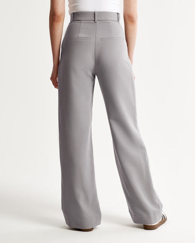 Anzughose mit Bundfalten | Hoher Bund | Eleganter Schnitt