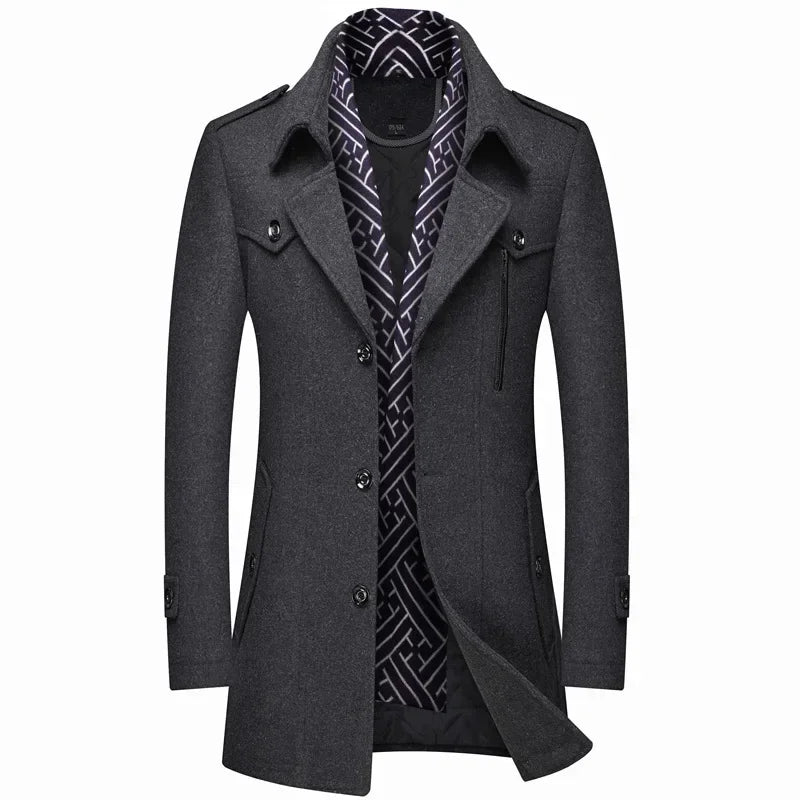 Warmer Wintermantel für Männer | Elegant & Funktional