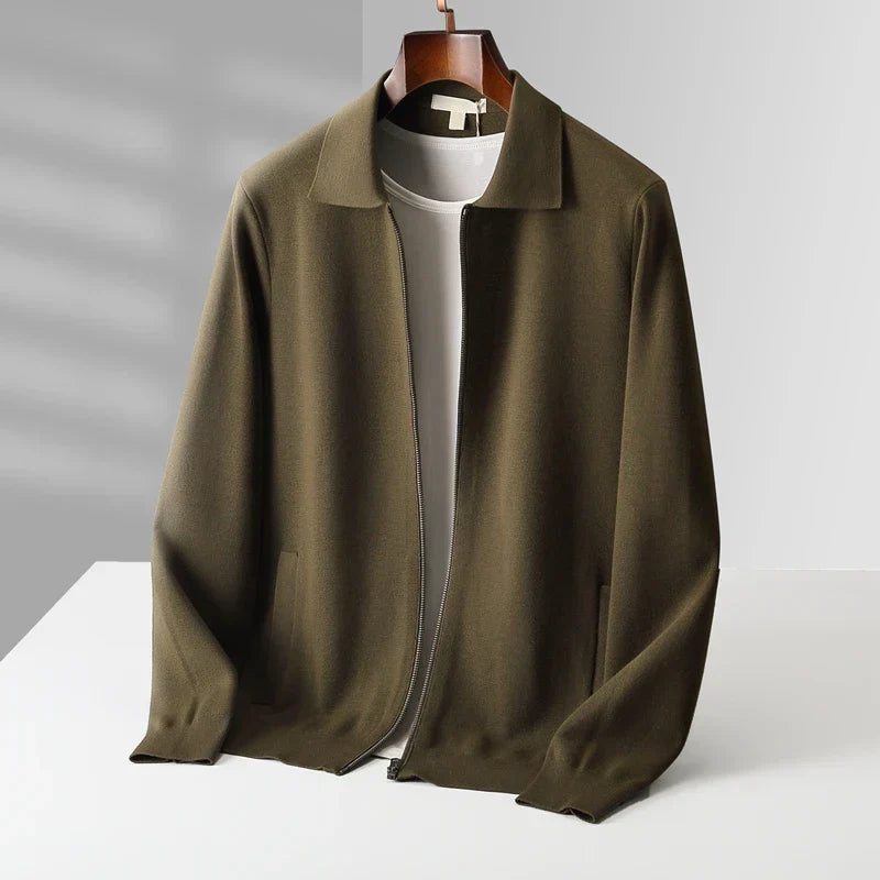 Herren Luxus Kaschmir Strickjacke - Weich & Elegant
