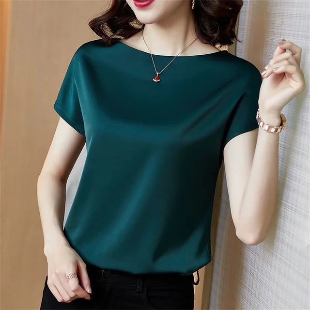 Ailsa® | Stilvolle Satinbluse für Damen
