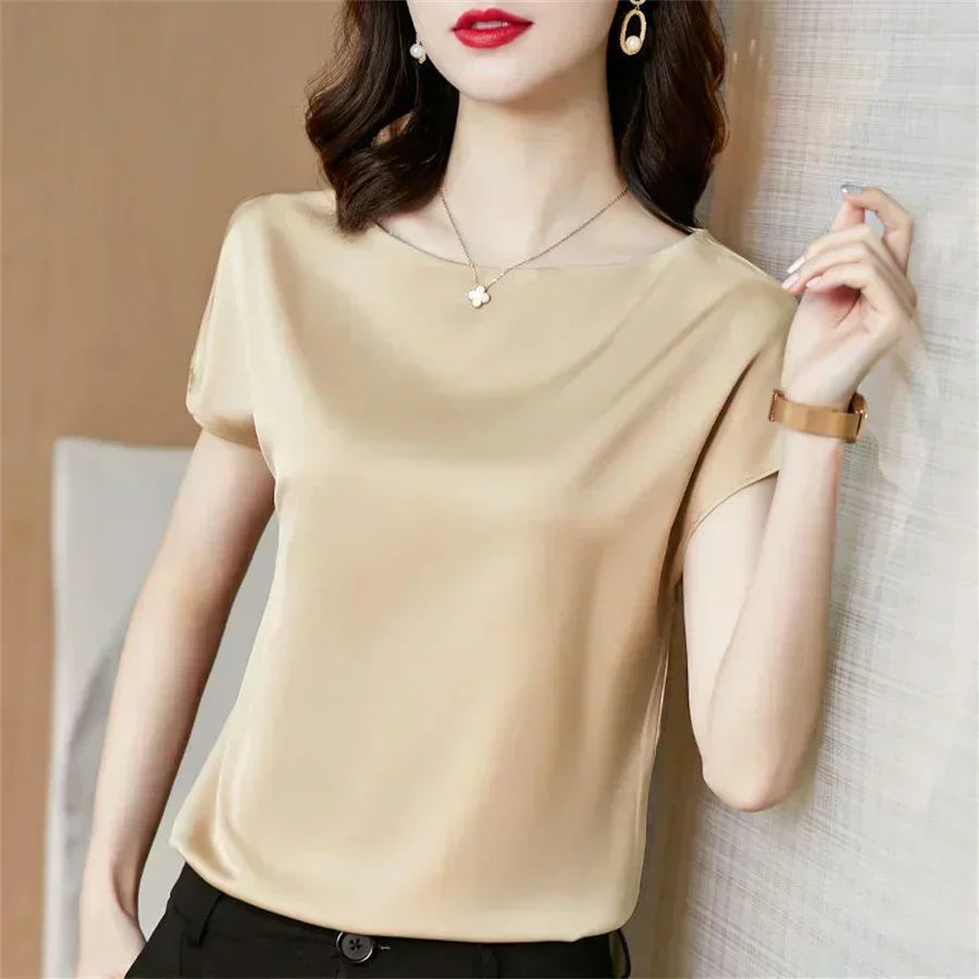 Ailsa® | Stilvolle Satinbluse für Damen