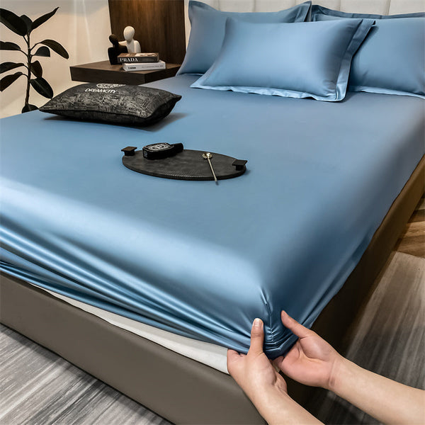 SilkEase Sommer Spannbettlaken | Hochwertige Silk Spannbettlaken für ultimativen Sommerkomfort