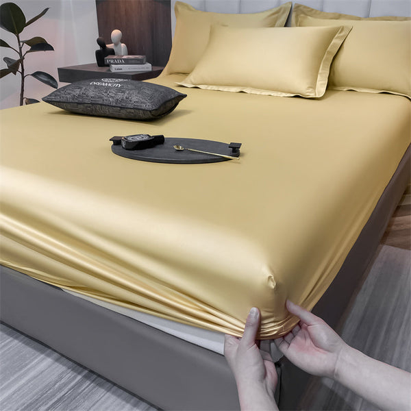 SilkEase Sommer Spannbettlaken | Hochwertige Silk Spannbettlaken für ultimativen Sommerkomfort