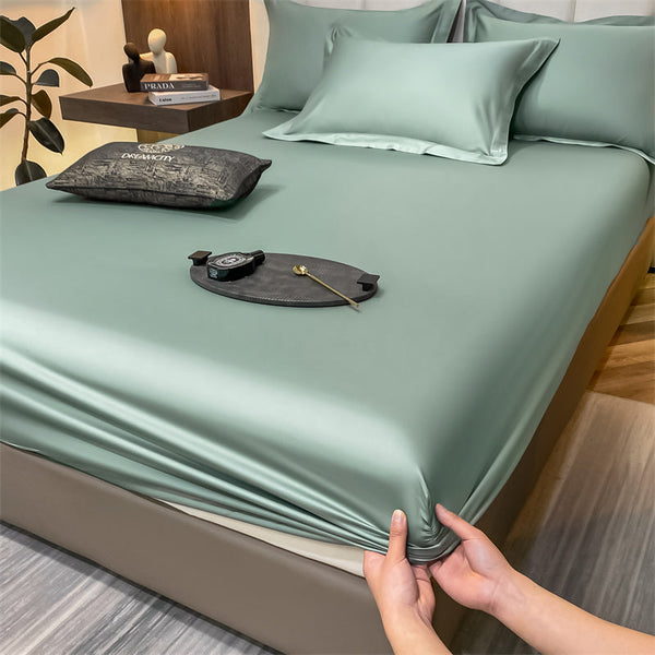 SilkEase Sommer Spannbettlaken | Hochwertige Silk Spannbettlaken für ultimativen Sommerkomfort