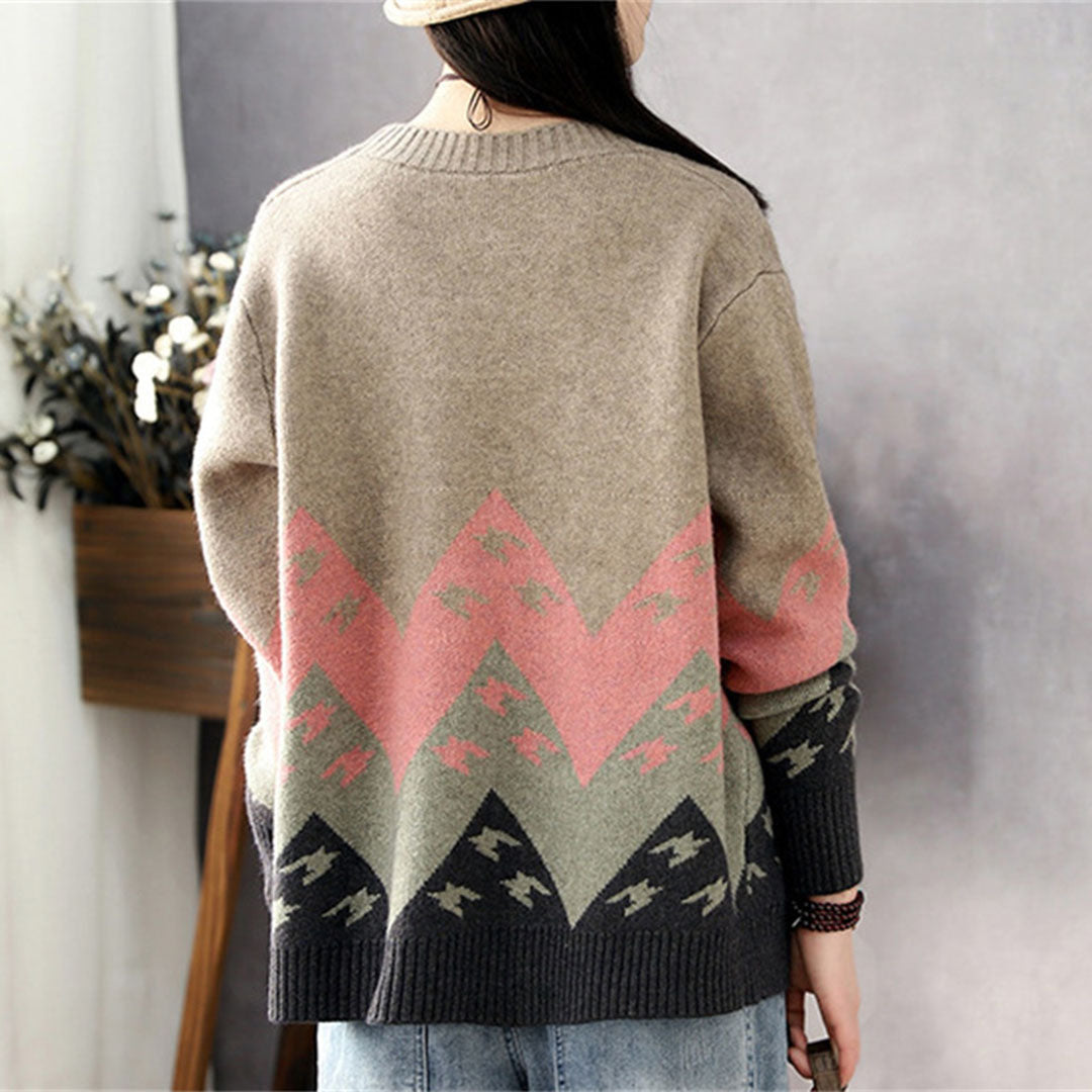 Strickjacke mit Knopfleiste für Frauen