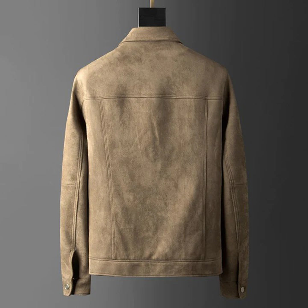 Geknöpfte Jacke mit Kragen für Männer