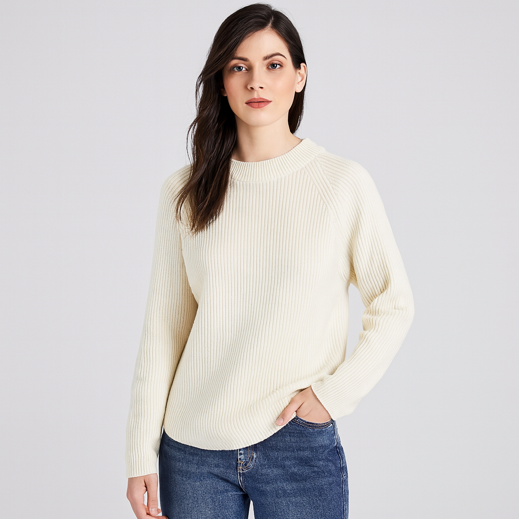 Klara | Rundhals-Strickpullover