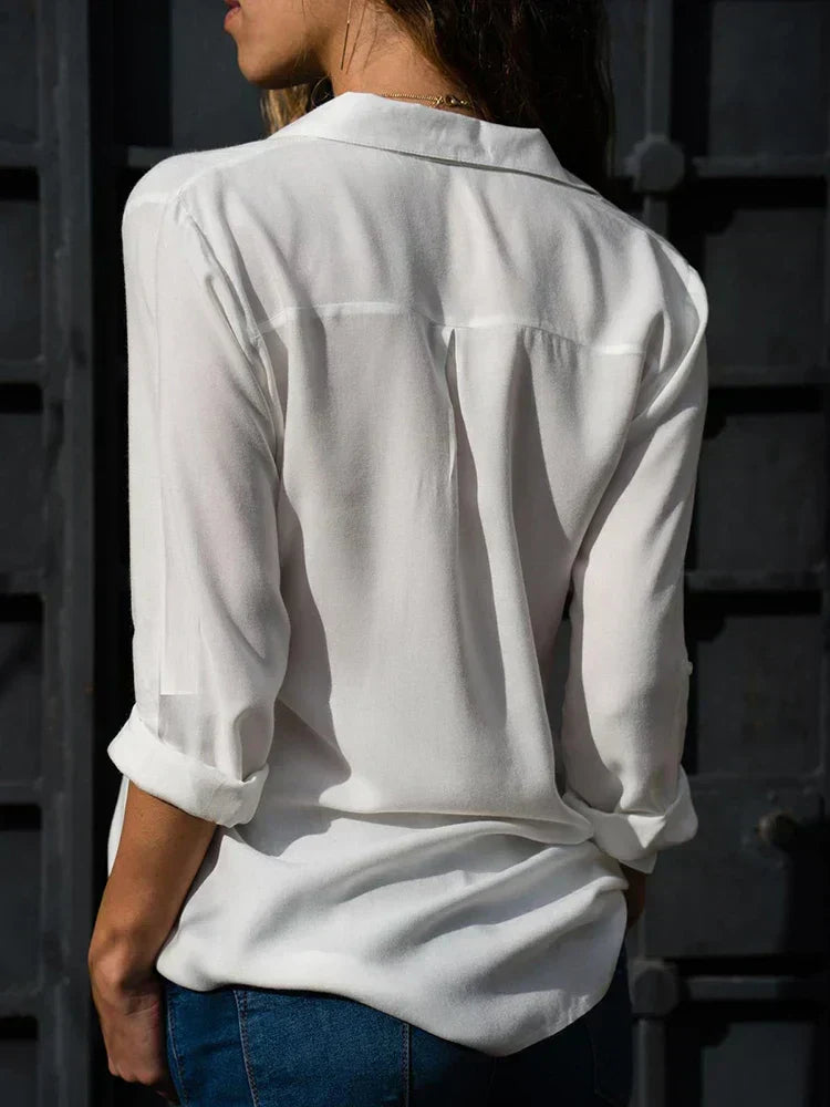 Aubine® | Klassische Bluse für Damen. Zeitlos und vielseitig für jeden Anlass
