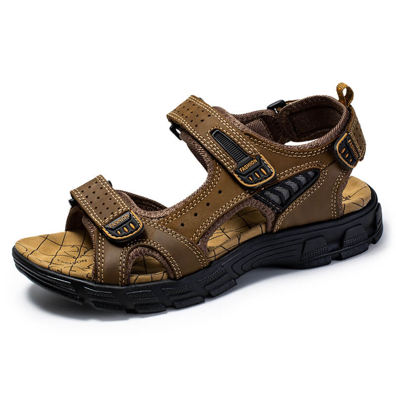 Klettverschluss-Sandalen – Orthopädische Sandalen – Sandalen für Spaziergänge – Sport-Sandalen – Herrensandalen