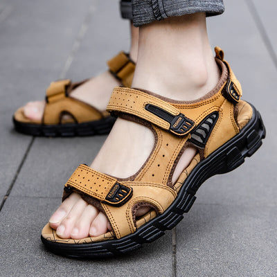 Klettverschluss-Sandalen – Orthopädische Sandalen – Sandalen für Spaziergänge – Sport-Sandalen – Herrensandalen